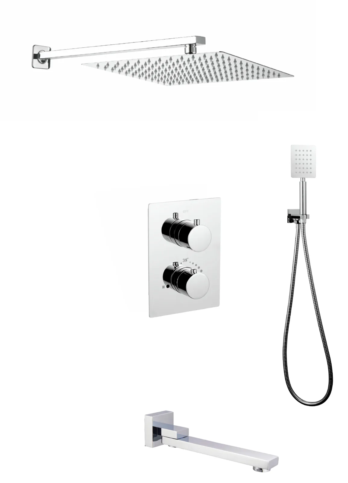 Shower mixer set · B6069-B